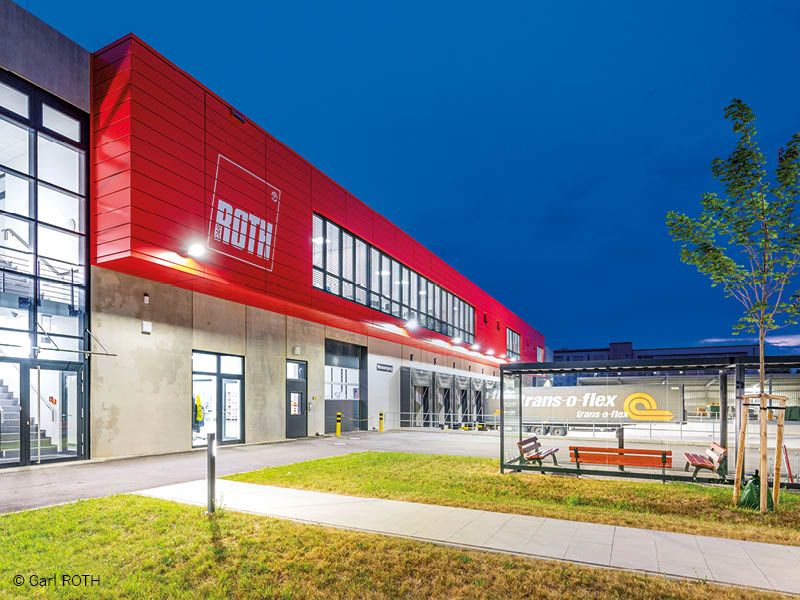 Foto: Werksgelände von Carl ROTH in Karlsruhe Foto: Werksgelände von Carl ROTH in Karlsruhe